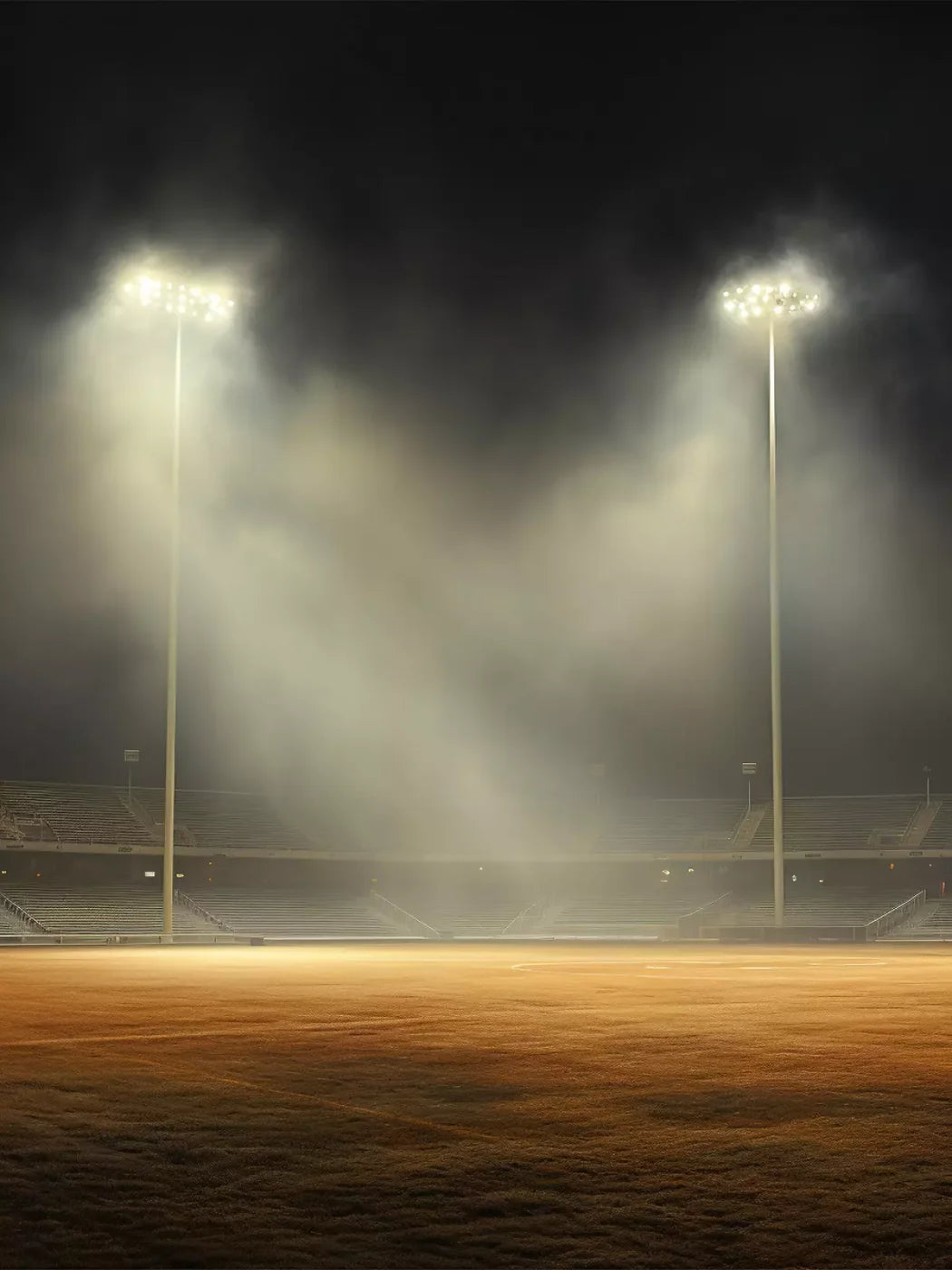 Sports Stadium Ball Field 6’X8’ Fleece (72 X 96 Inch) Backdrop