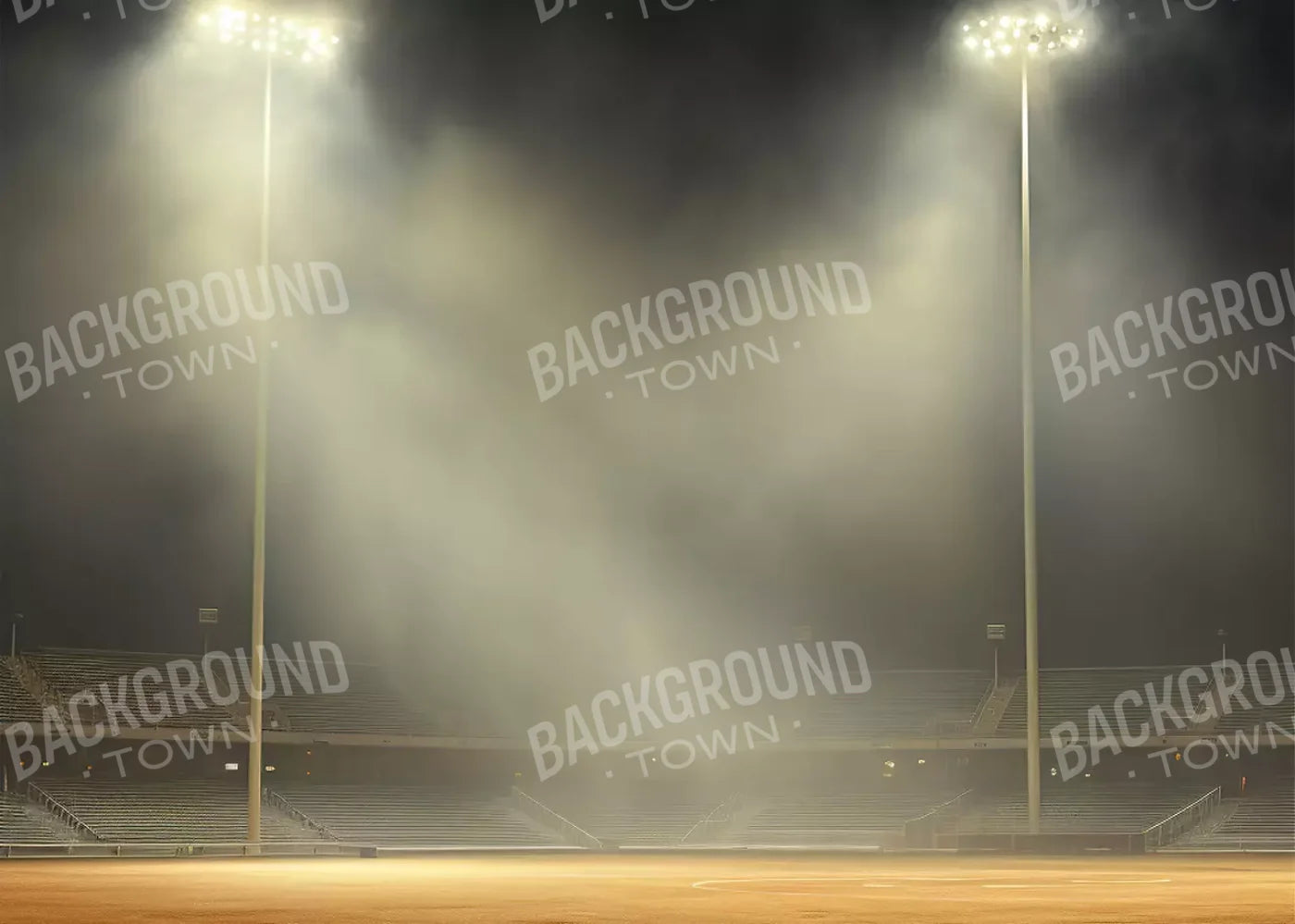 Sports Stadium Ball Field 7’X5’ Ultracloth (84 X 60 Inch) Backdrop