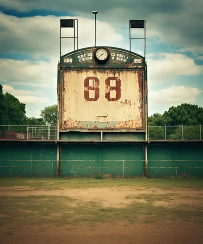 Sports Stadium Ball Field Vintage I 10’X12’ Ultracloth (120 X 144 Inch) Backdrop