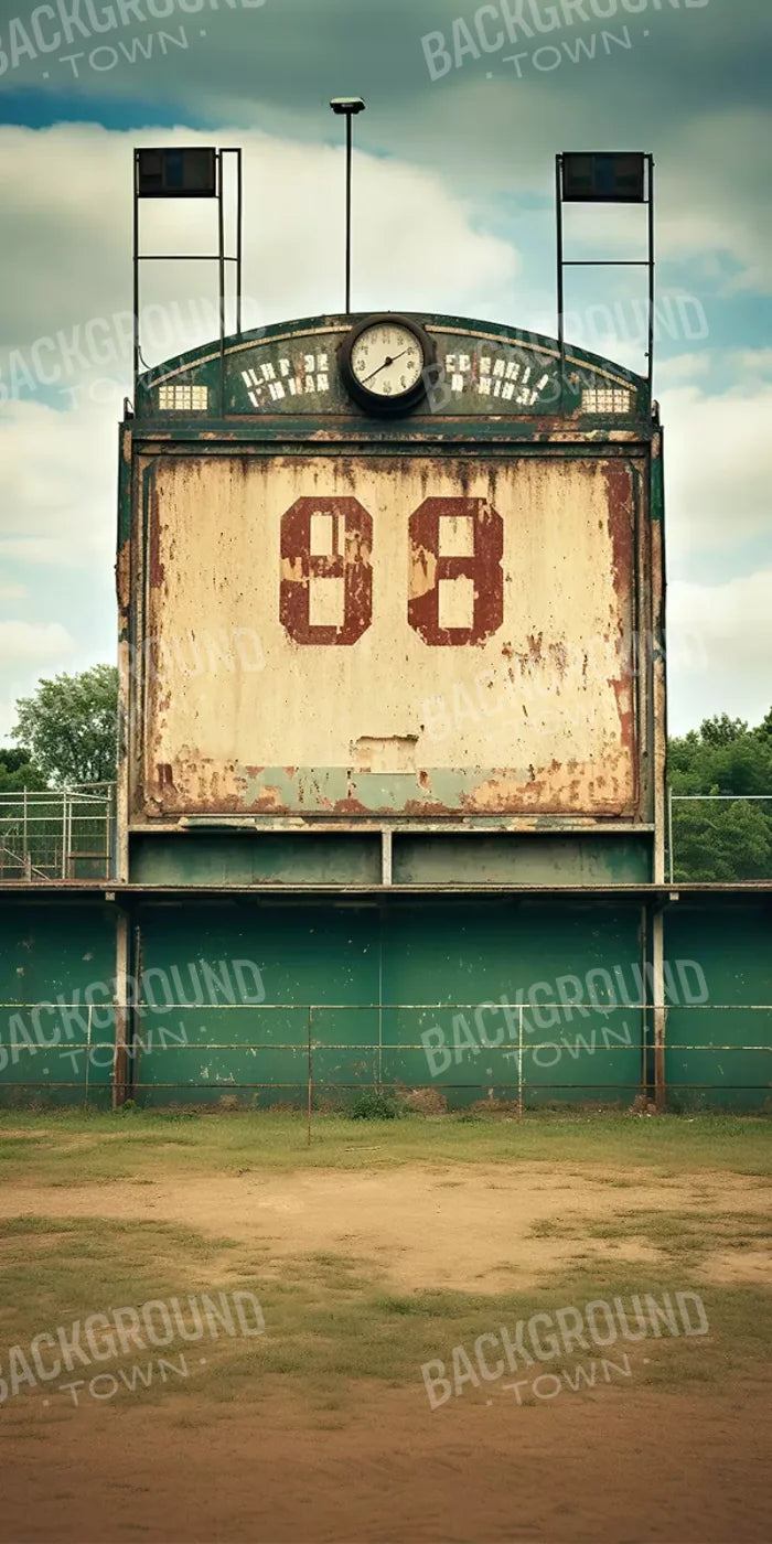 Sports Stadium Ball Field Vintage I 10’X20’ Ultracloth (120 X 240 Inch) Backdrop