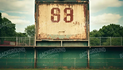 Sports Stadium Ball Field Vintage I 14’X8’ Ultracloth (168 X 96 Inch) Backdrop