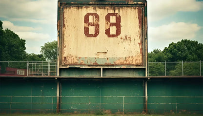 Sports Stadium Ball Field Vintage I 14’X8’ Ultracloth (168 X 96 Inch) Backdrop