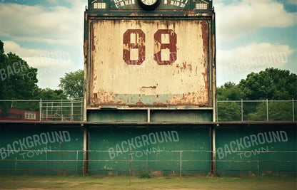 Sports Stadium Ball Field Vintage I 14’X9’ Ultracloth (168 X 108 Inch) Backdrop