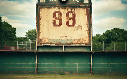 Sports Stadium Ball Field Vintage I 16’X10’ Ultracloth (192 X 120 Inch) Backdrop
