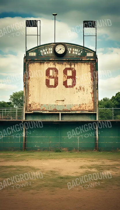 Sports Stadium Ball Field Vintage I 8’X14’ Ultracloth (96 X 168 Inch) Backdrop