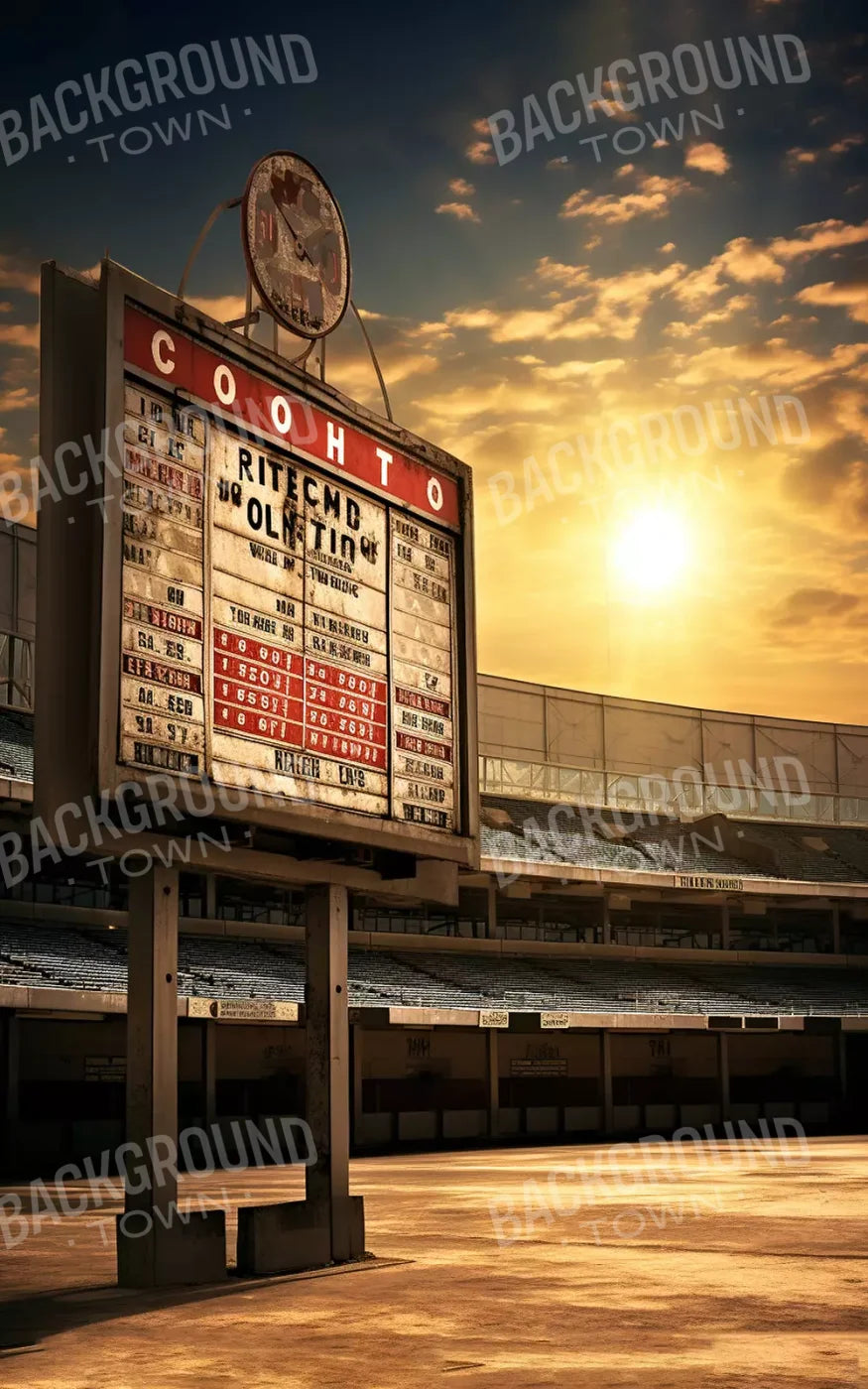 Sports Stadium Ball Field Vintage Ii 5’X8’ Ultracloth (60 X 96 Inch) Backdrop