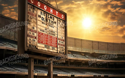 Sports Stadium Ball Field Vintage Ii 8’X5’ Ultracloth (96 X 60 Inch) Backdrop