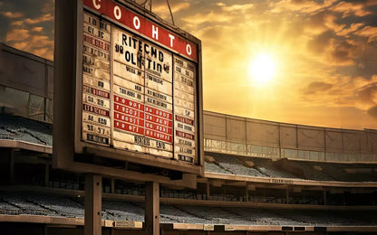 Sports Stadium Ball Field Vintage Ii 16’X10’ Ultracloth (192 X 120 Inch) Backdrop
