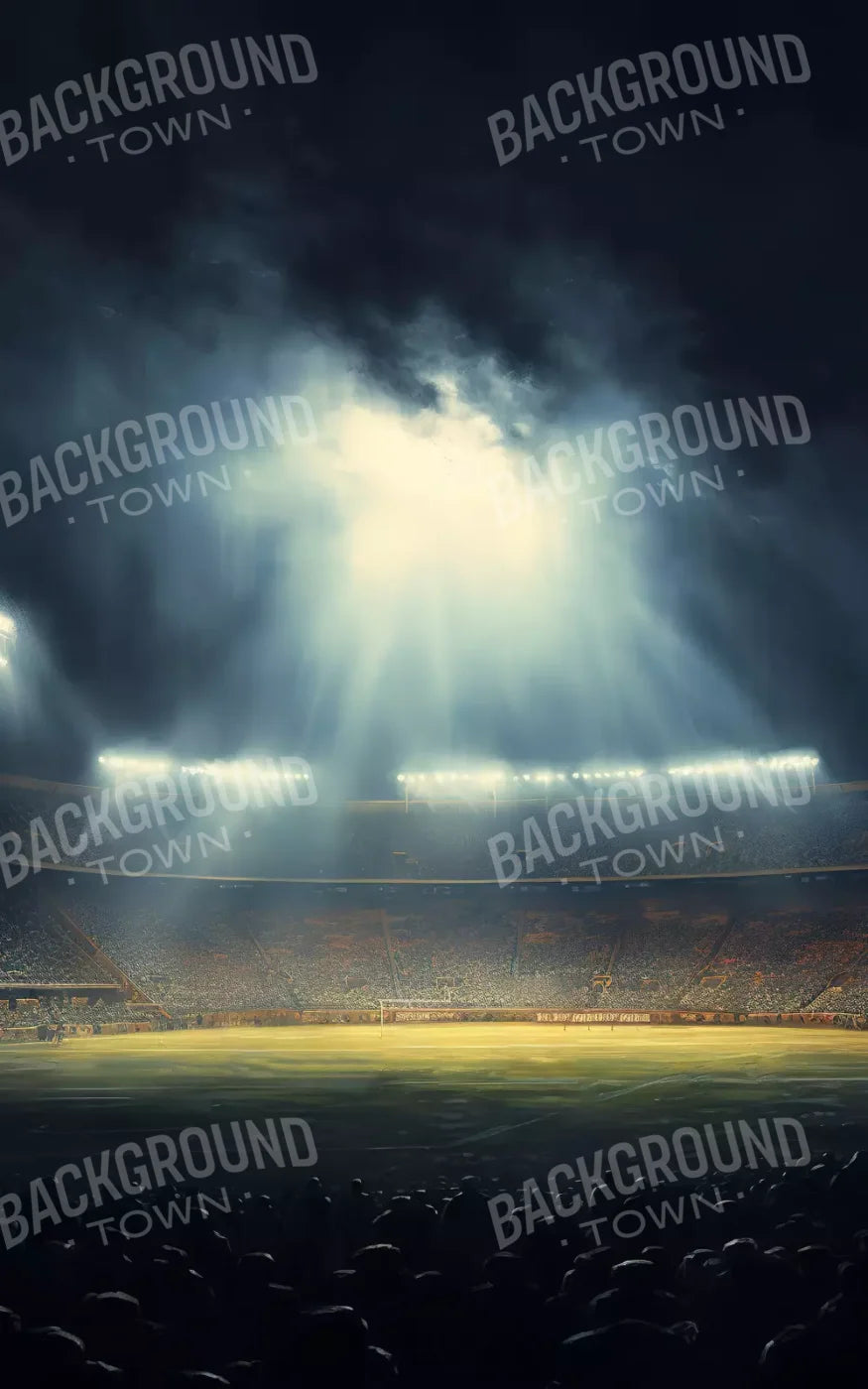 Sports Stadium Friday Night Lights I 10’X16’ Ultracloth (120 X 192 Inch) Backdrop