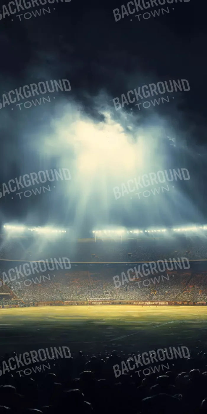 Sports Stadium Friday Night Lights I 10’X20’ Ultracloth (120 X 240 Inch) Backdrop