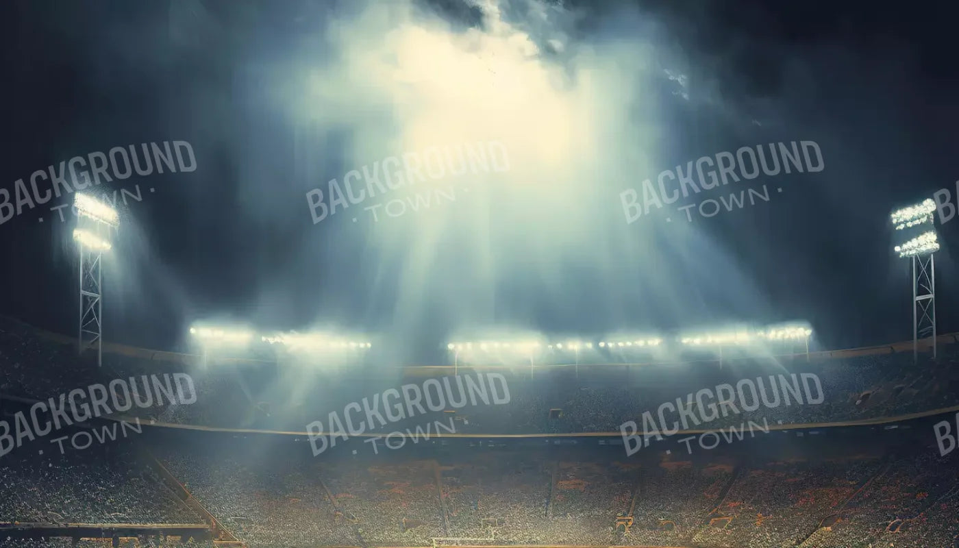 Sports Stadium Friday Night Lights I 14’X8’ Ultracloth (168 X 96 Inch) Backdrop