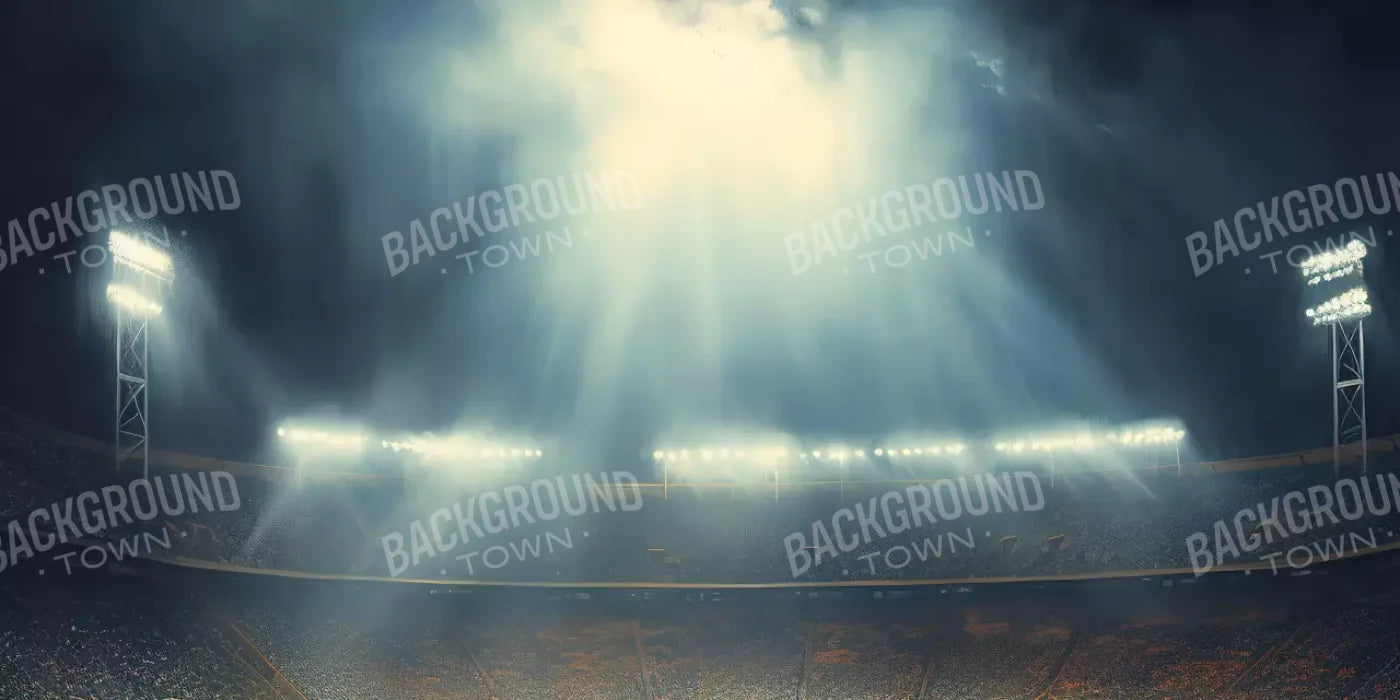 Sports Stadium Friday Night Lights I 16’X8’ Ultracloth (192 X 96 Inch) Backdrop