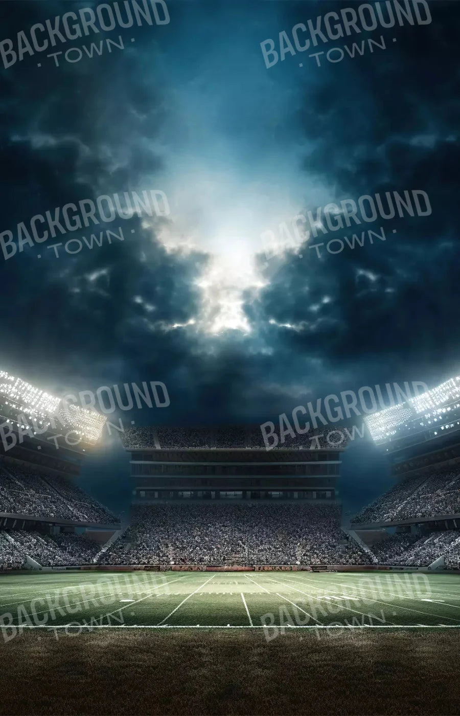 Sports Stadium Majestic 8X12 Ultracloth ( 96 X 144 Inch ) Backdrop