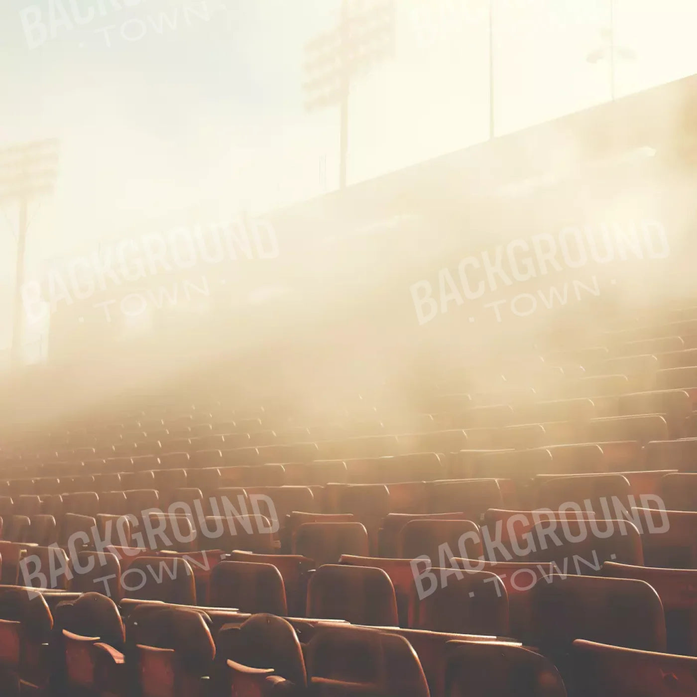 Sports Stadium Seats I 10’X10’ Ultracloth (120 X Inch) Backdrop
