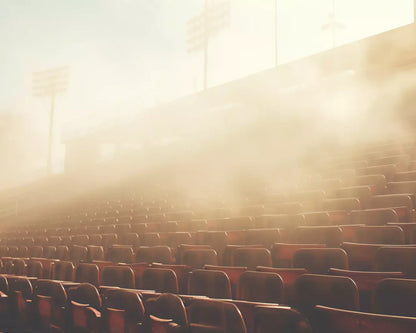 Sports Stadium Seats I 10’X8’ Fleece (120 X 96 Inch) Backdrop