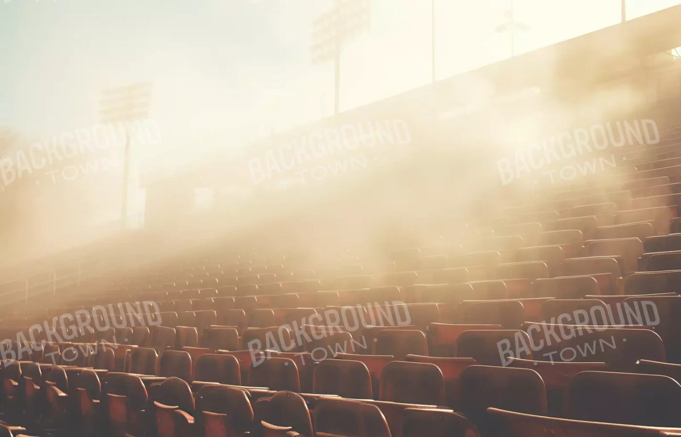 Sports Stadium Seats I 14’X9’ Ultracloth (168 X 108 Inch) Backdrop