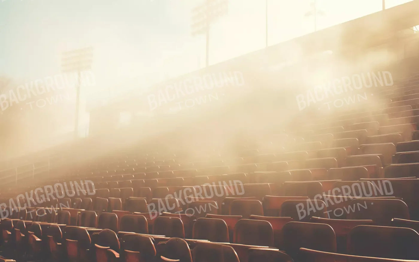 Sports Stadium Seats I 16’X10’ Ultracloth (192 X 120 Inch) Backdrop