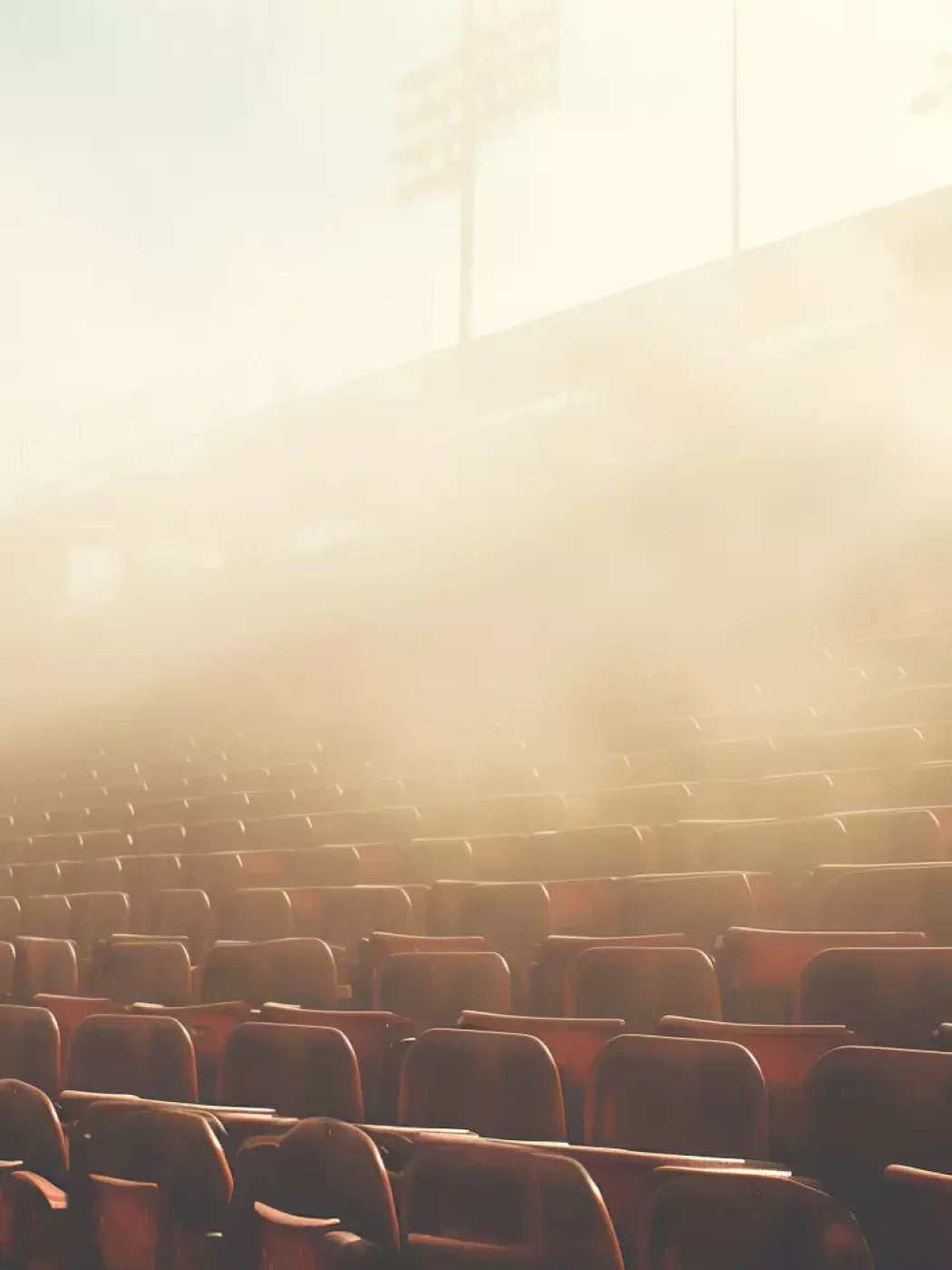 Sports Stadium Seats I 6’X8’ Fleece (72 X 96 Inch) Backdrop