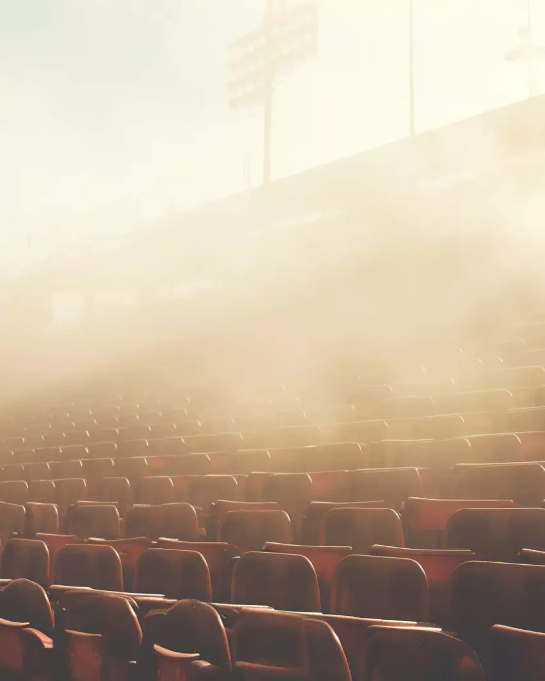 Sports Stadium Seats I 8’X10’ Fleece (96 X 120 Inch) Backdrop