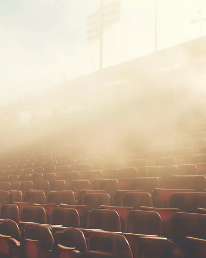 Sports Stadium Seats I 8’X10’ Fleece (96 X 120 Inch) Backdrop