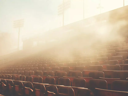 Sports Stadium Seats I 8’X6’ Fleece (96 X 72 Inch) Backdrop