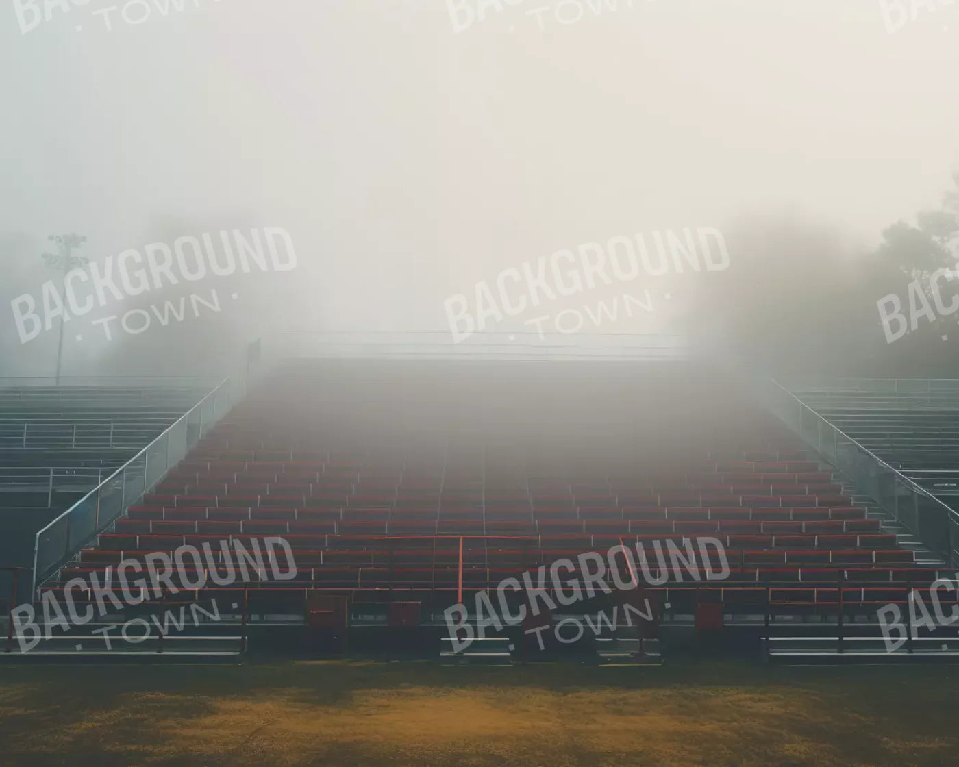 Sports Stadium Seats Iii 10’X8’ Fleece (120 X 96 Inch) Backdrop