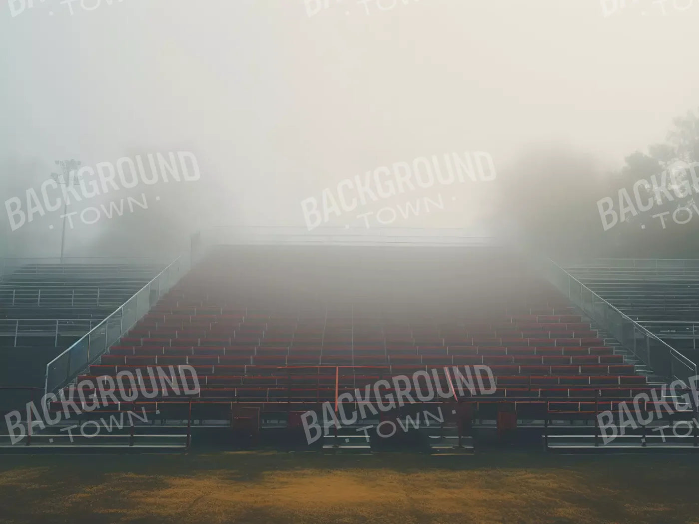 Sports Stadium Seats Iii 6’8X5’ Fleece (80 X 60 Inch) Backdrop