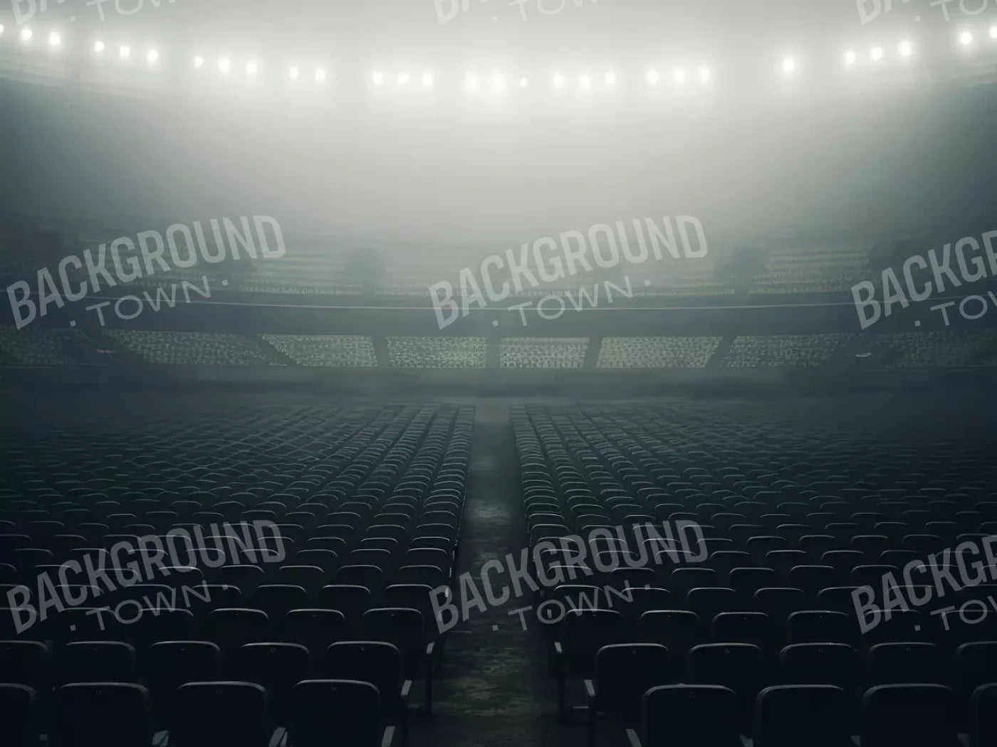 Sports Stadium Seats V 6’8X5’ Fleece (80 X 60 Inch) Backdrop