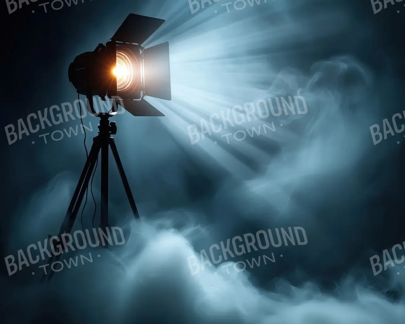 Spotlight In The Dark 10’x8’ Fleece (120 x 96 inch) Backdrop