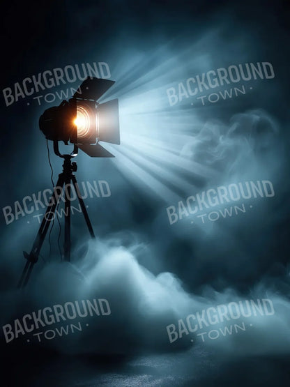 Spotlight In The Dark 6’x8’ Fleece (72 x 96 inch) Backdrop