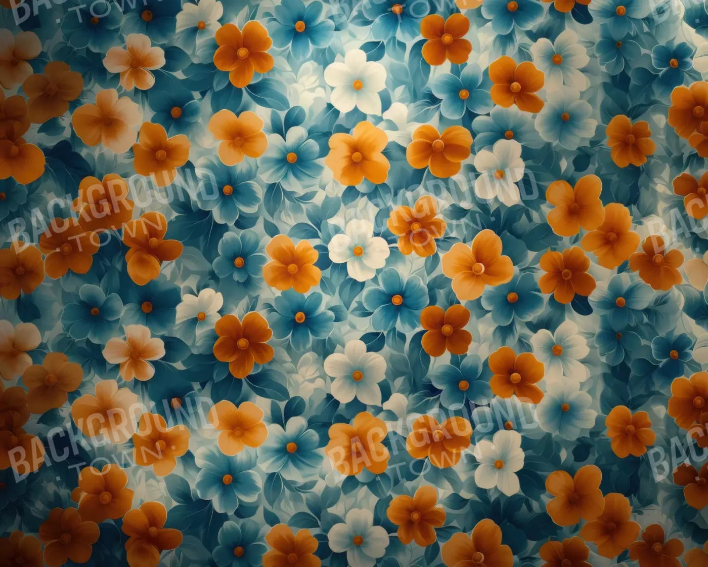 Spring Blanket Flowers 10’x8’ Fleece (120 x 96 inch) Backdrop