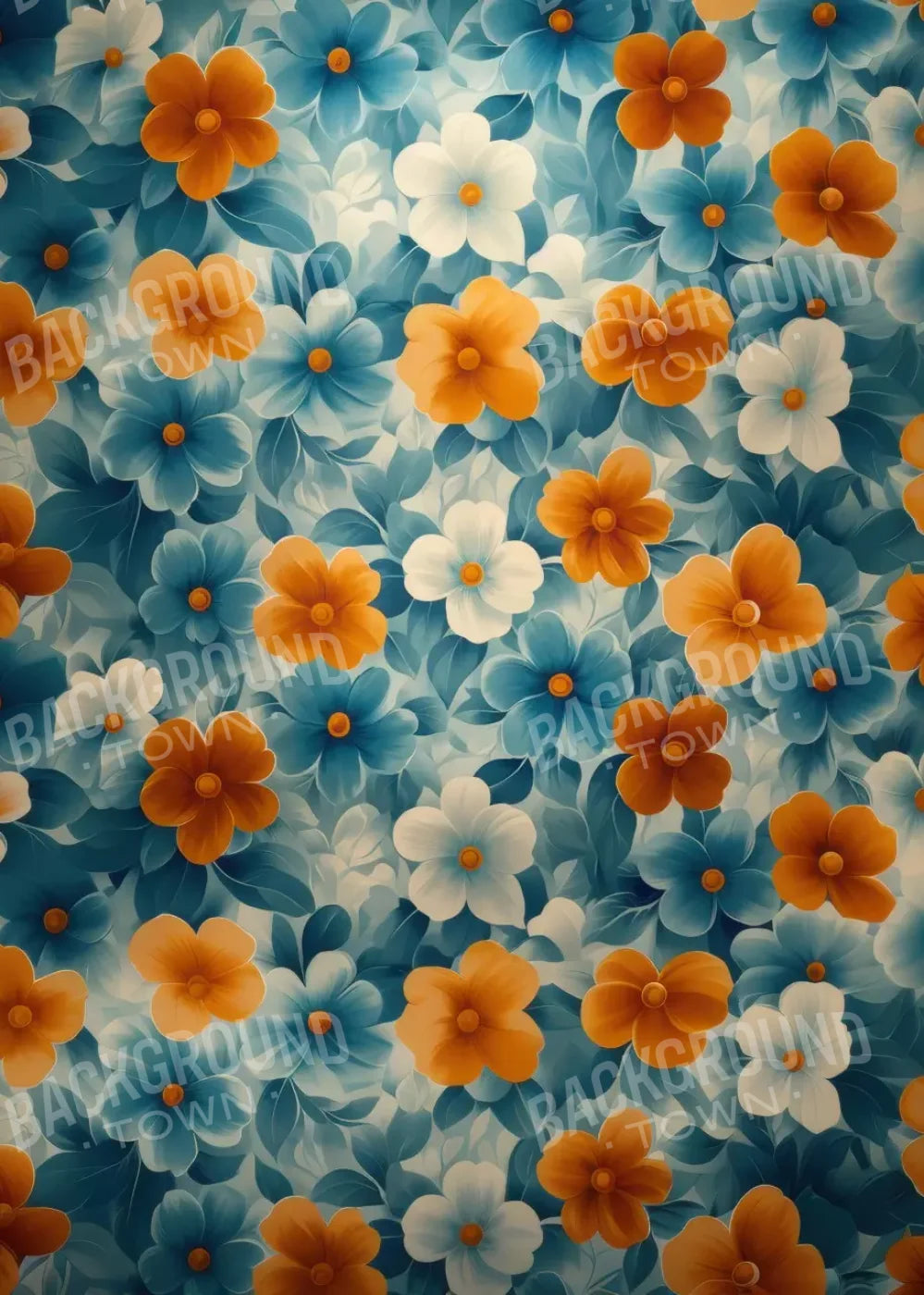 Spring Blanket Flowers 5’x7’ UltraCloth (60 x 84 inch) Backdrop