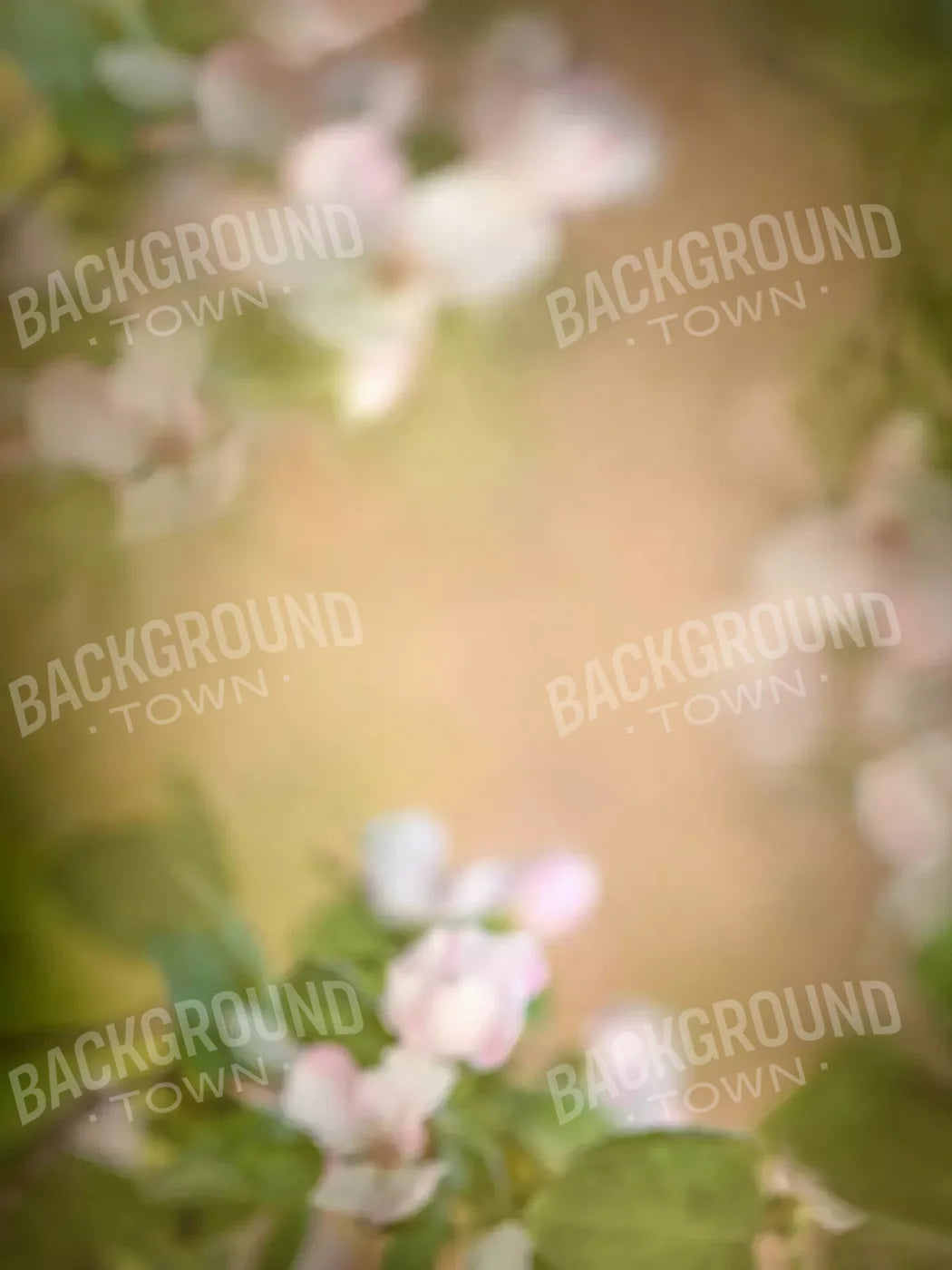 Spring Blossoms 5’X6’8’ Fleece (60 X 80 Inch) Backdrop