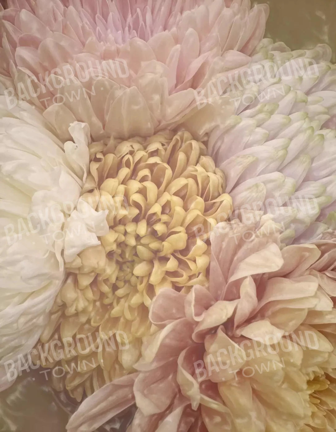 Spring Bouquet 6X8 Fleece ( 72 X 96 Inch ) Backdrop