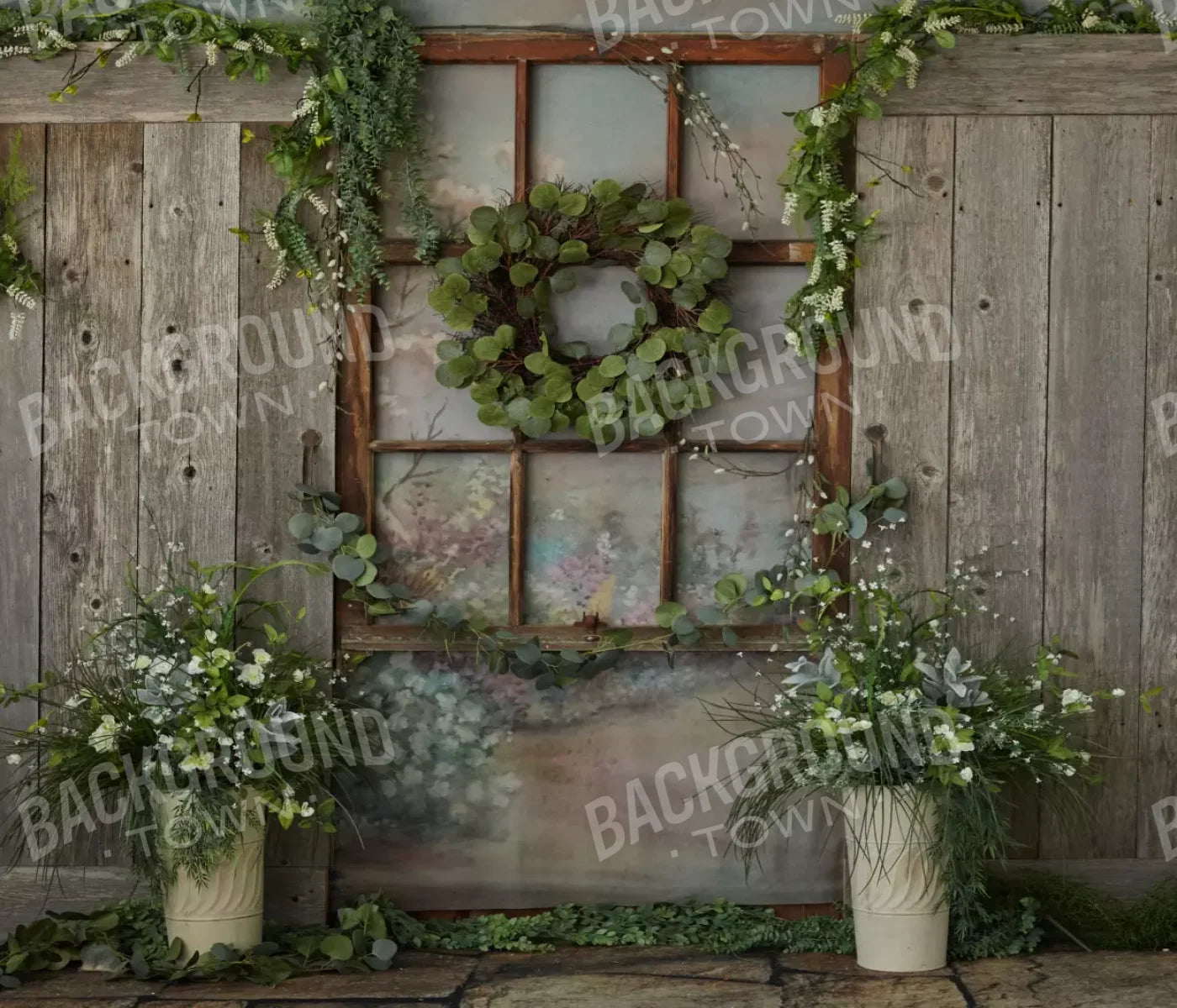 Spring Cottage 12’X10’ Ultracloth (144 X 120 Inch) Backdrop