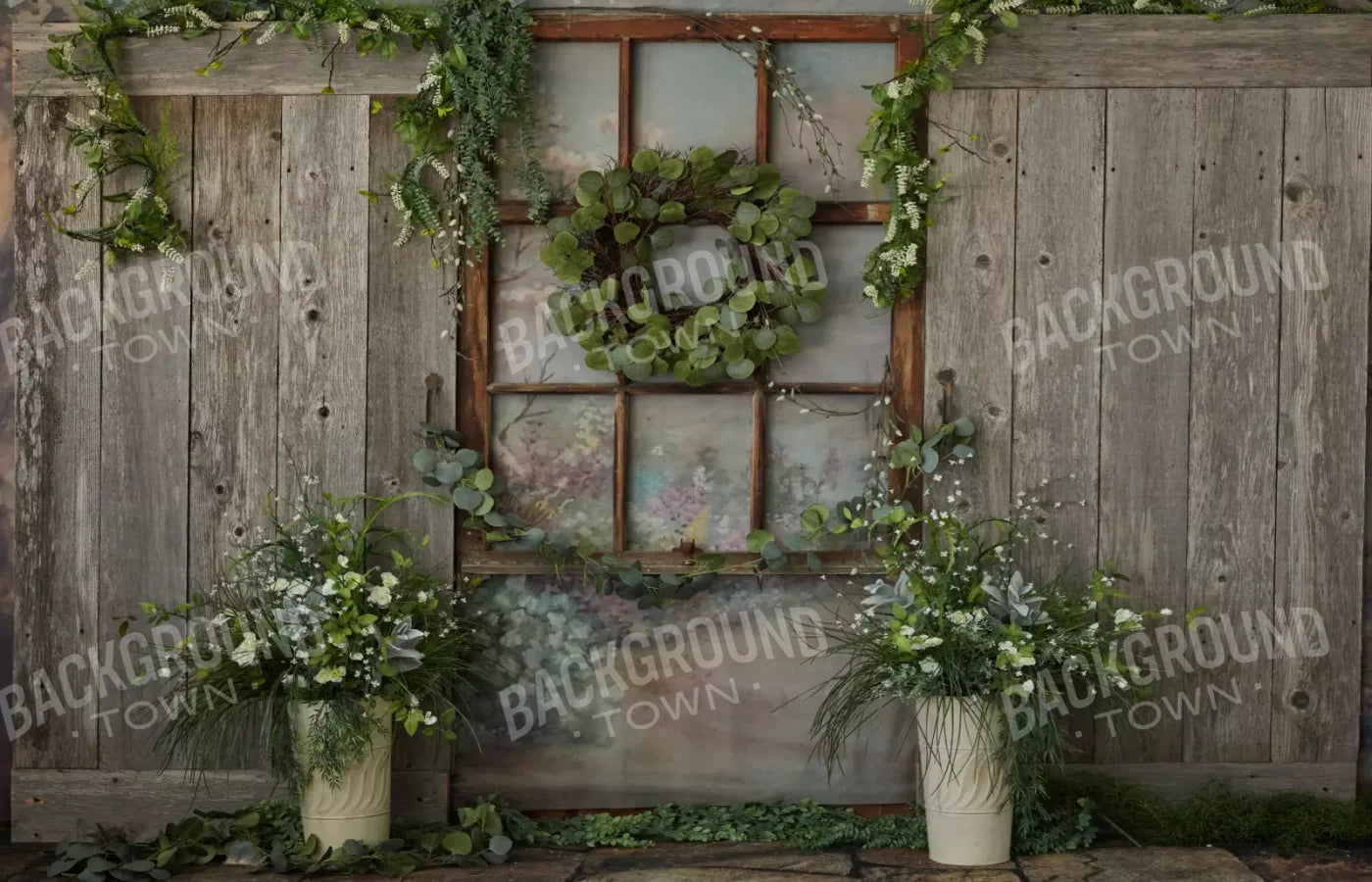Spring Cottage 12’X8’ Ultracloth (144 X 96 Inch) Backdrop