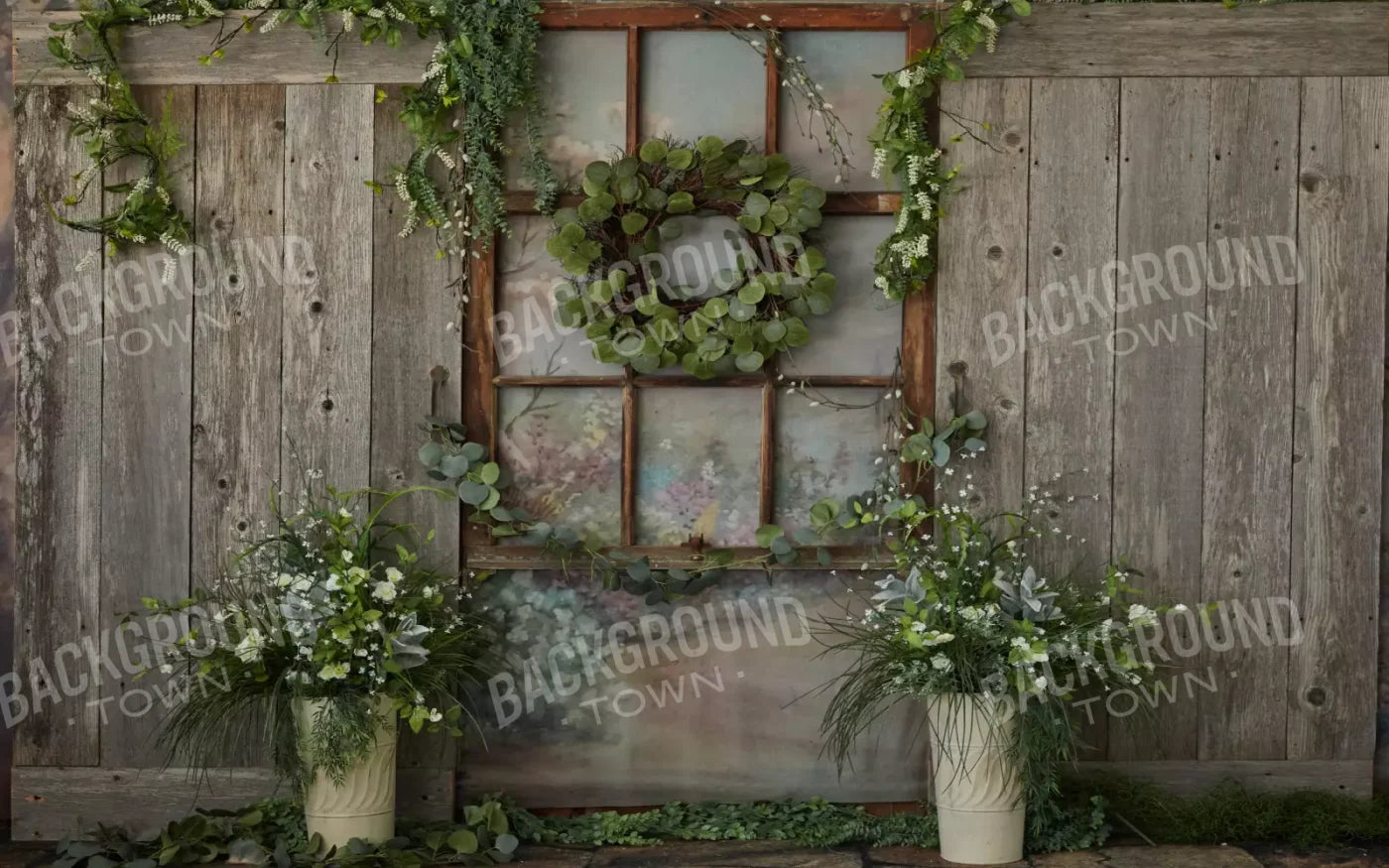 Spring Cottage 14’X9’ Ultracloth (168 X 108 Inch) Backdrop