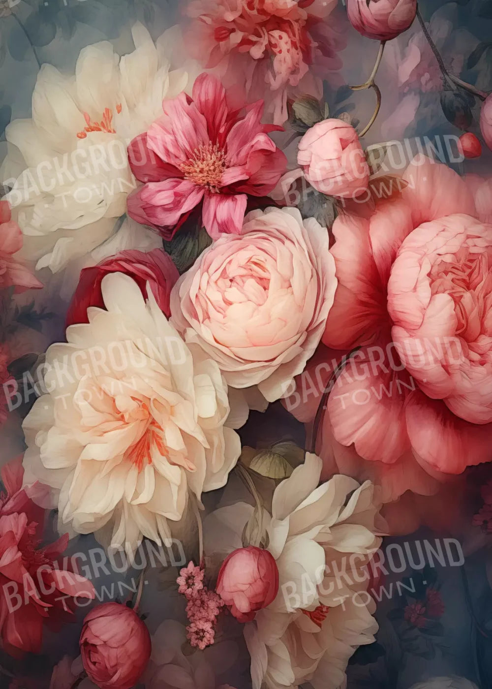 Spring Floral I 5X7 Ultracloth ( 60 X 84 Inch ) Backdrop