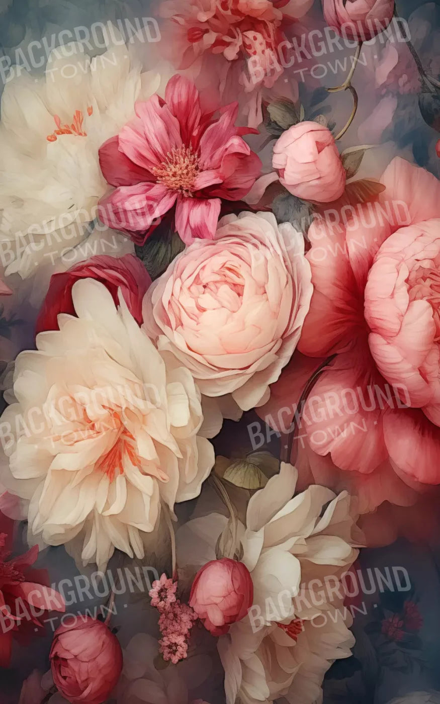 Spring Floral I 5X8 Ultracloth ( 60 X 96 Inch ) Backdrop