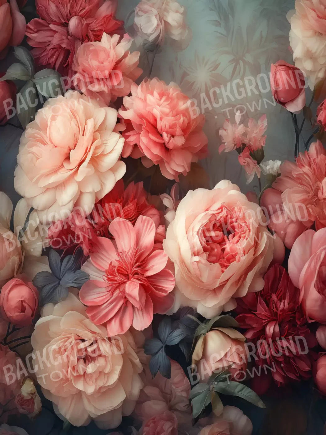 Spring Floral Ii 5X68 Fleece ( 60 X 80 Inch ) Backdrop