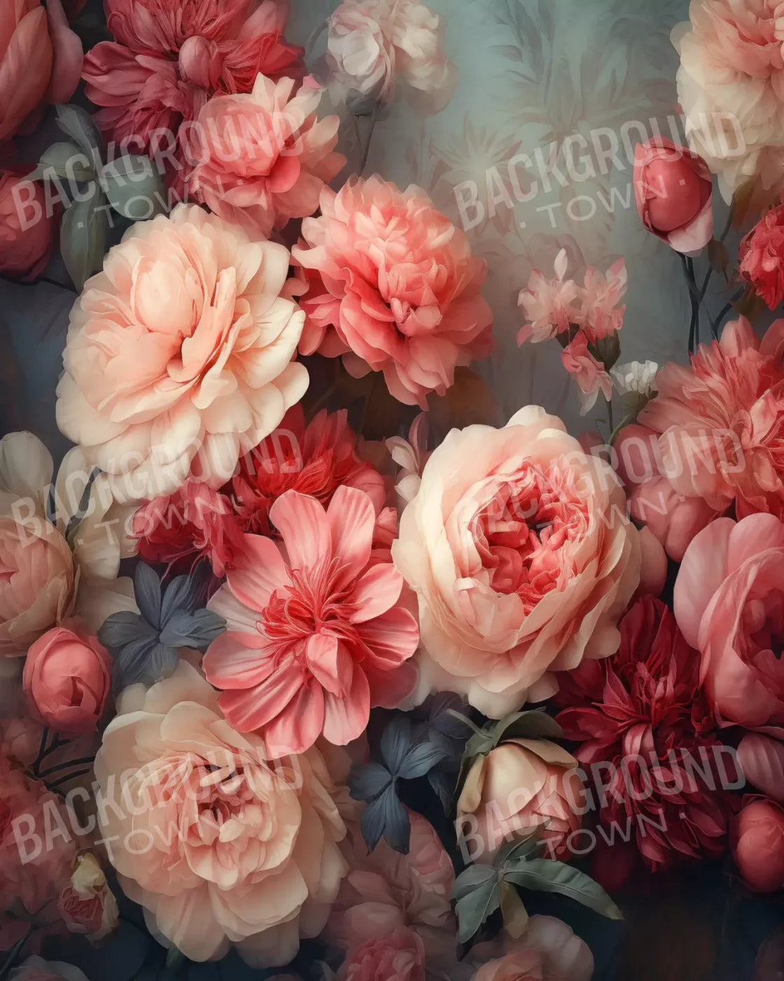 Spring Floral Ii 8X10 Fleece ( 96 X 120 Inch ) Backdrop