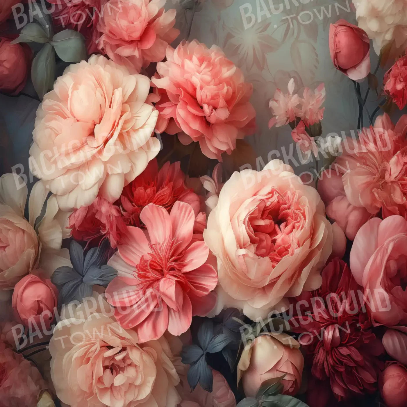 Spring Floral Ii 8X8 Fleece ( 96 X Inch ) Backdrop