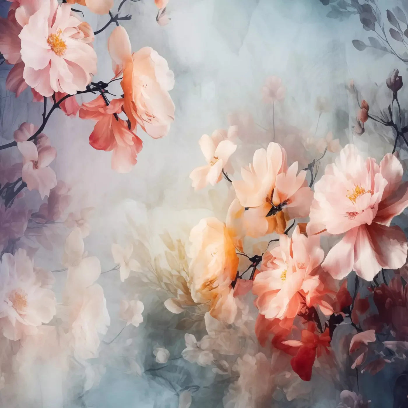 Spring Floral Iv 10X10 Ultracloth ( 120 X Inch ) Backdrop
