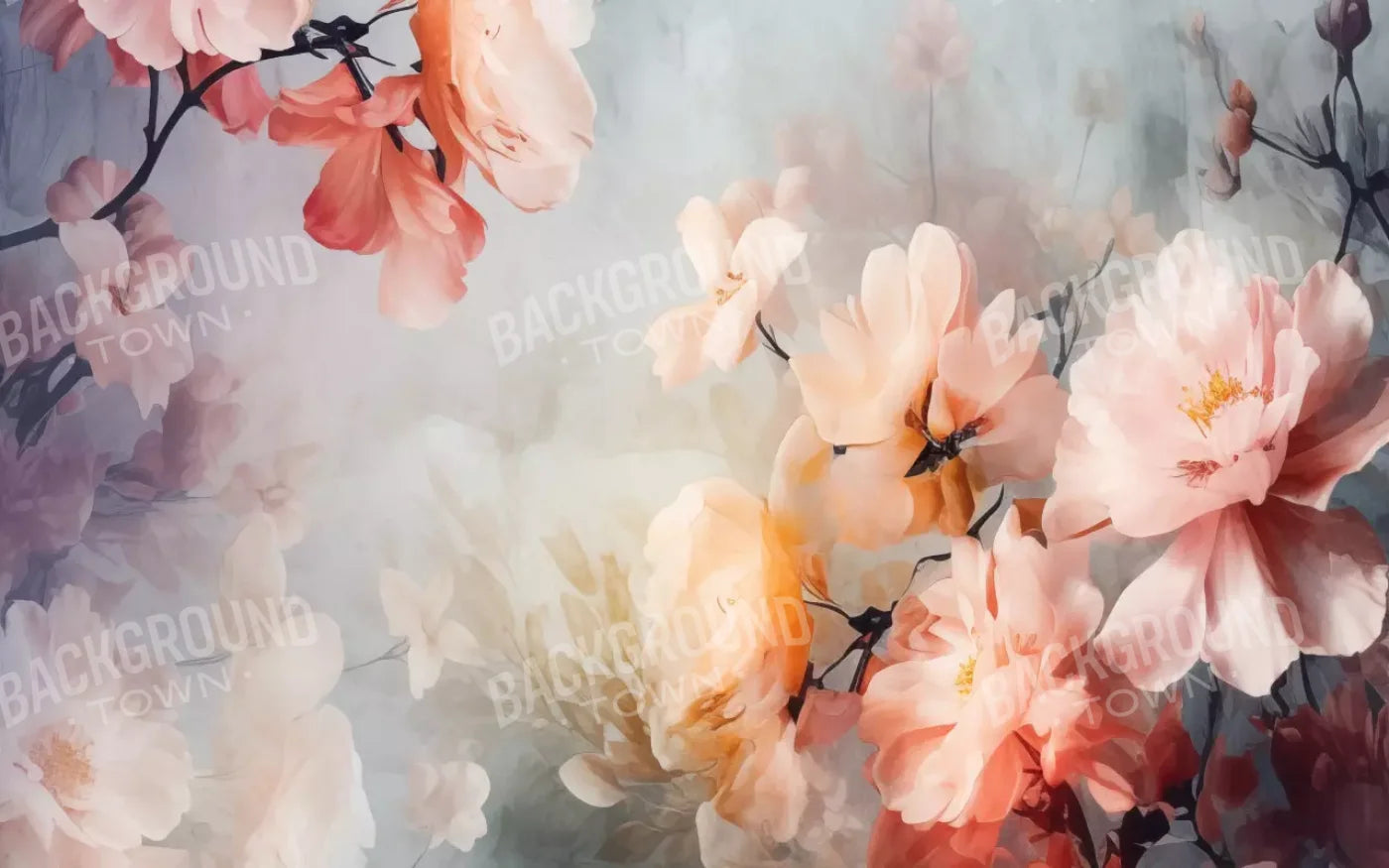 Spring Floral Iv 8X5 Ultracloth ( 96 X 60 Inch ) Backdrop