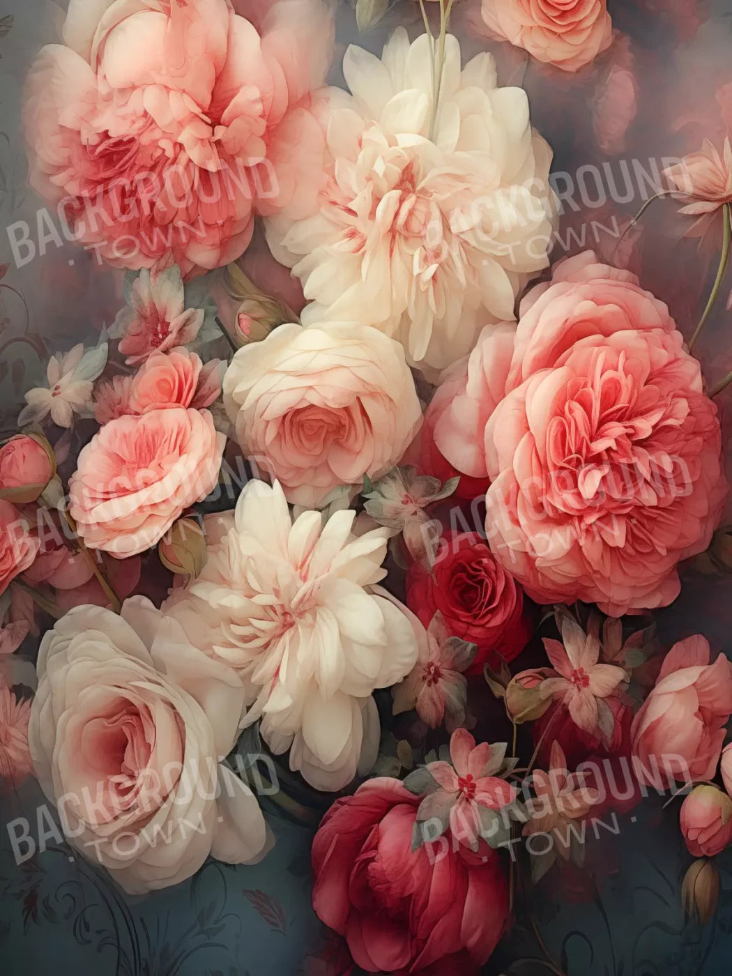 Spring Floral Vii 5X68 Fleece ( 60 X 80 Inch ) Backdrop