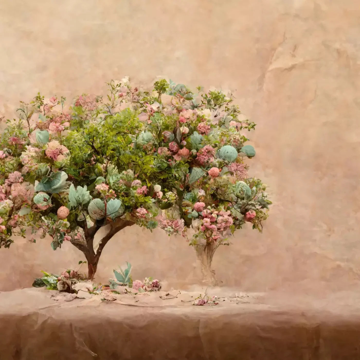 Spring Tree 8’X8’ Fleece (96 X Inch) Backdrop