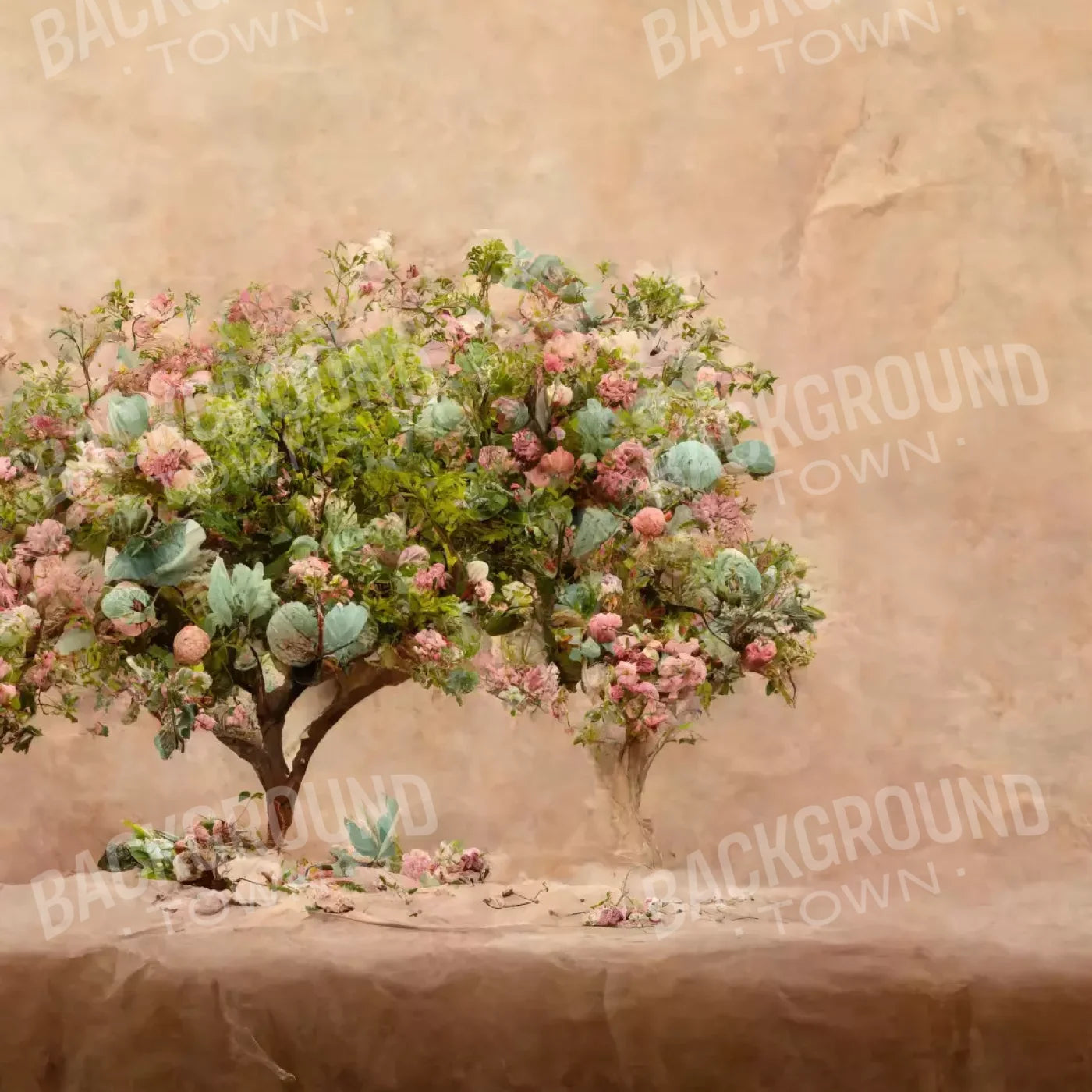 Spring Tree 8’X8’ Fleece (96 X Inch) Backdrop