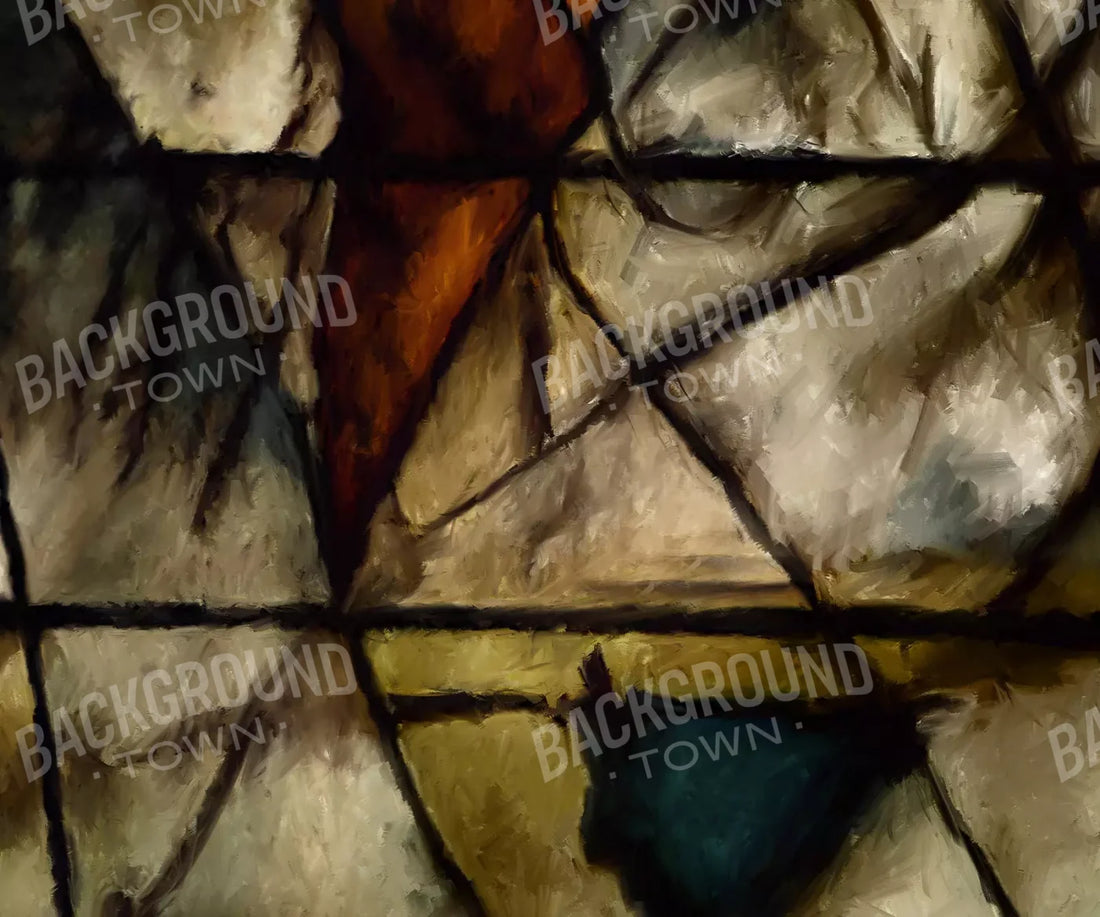 Stained Glass 5X42 Fleece ( 60 X 50 Inch ) Backdrop
