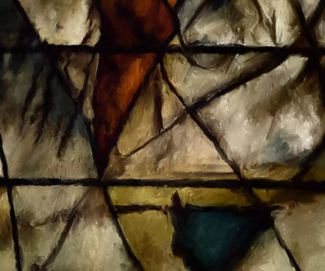 Stained Glass 5X42 Fleece ( 60 X 50 Inch ) Backdrop