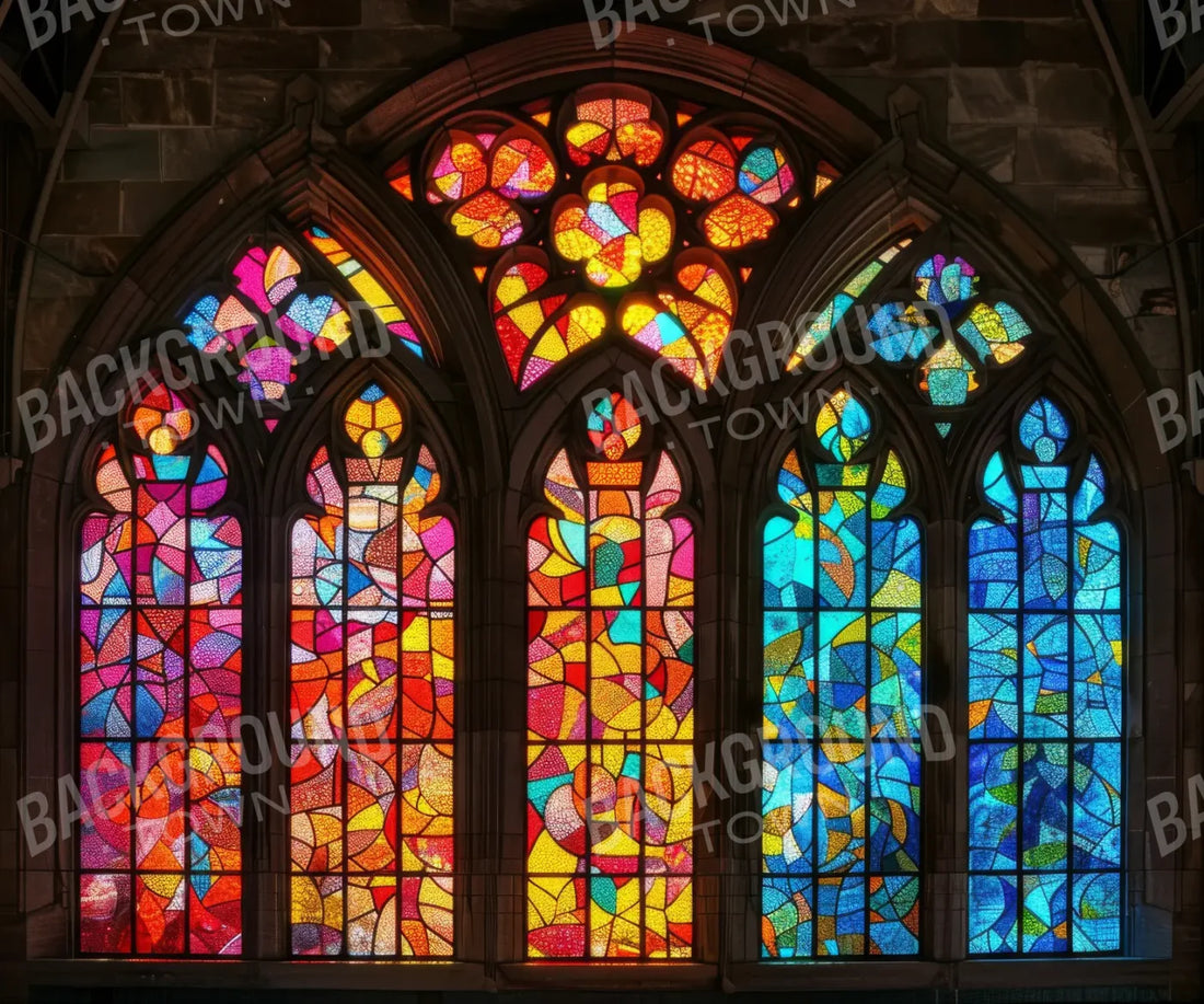 Pink Blue Yellow  Backdrop for Photography